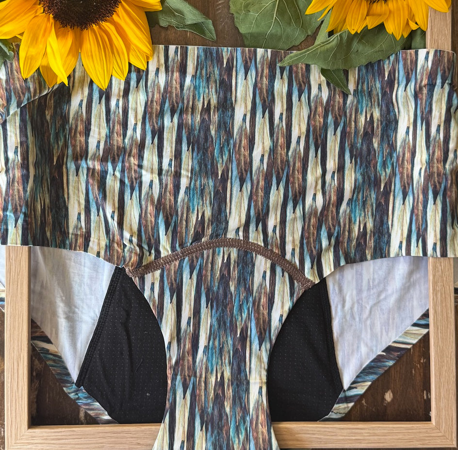 High waist period underwear