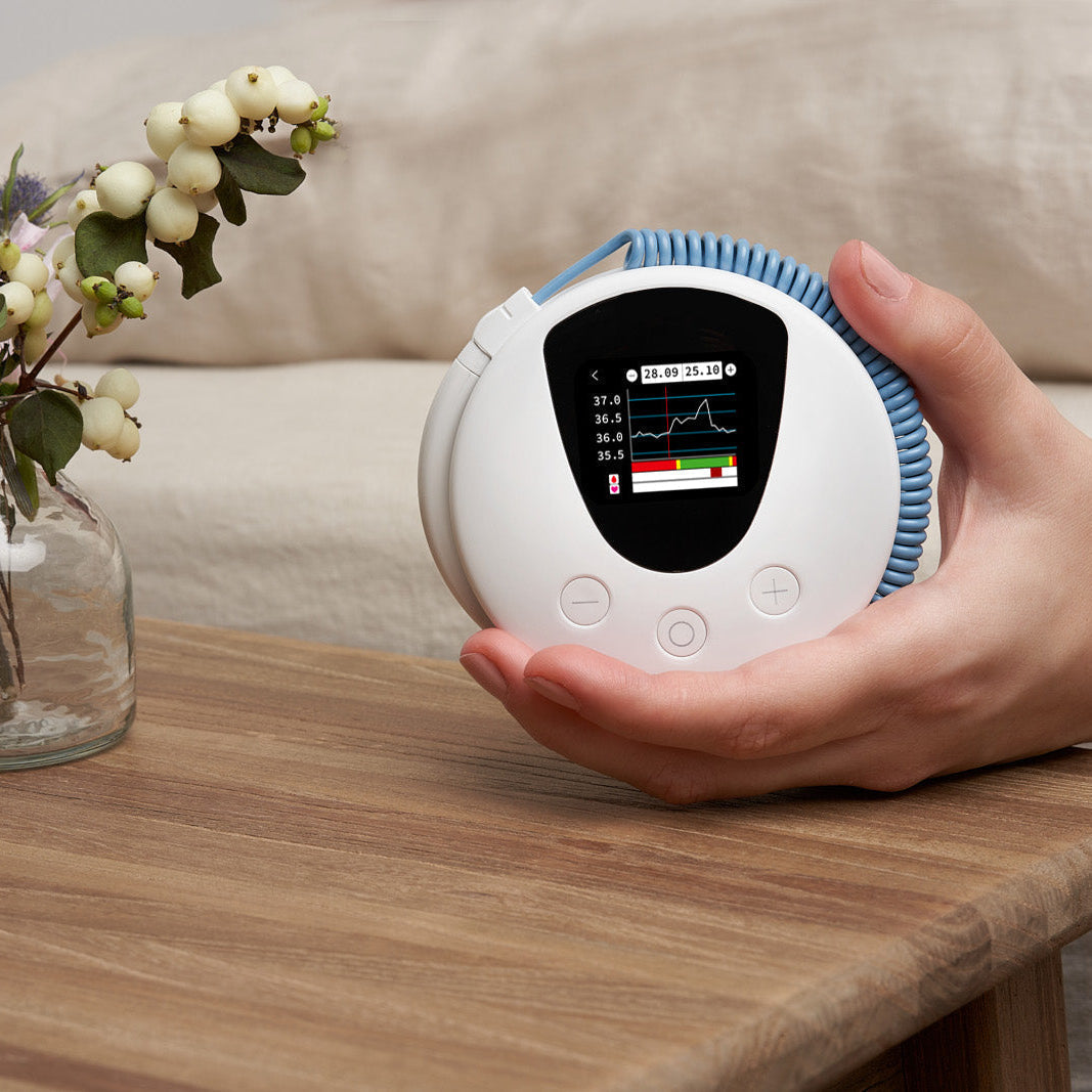 Lady-Comp fertility monitor, a hormone-free natural family planning device with over 35 years of clinical research and 99.4% accuracy