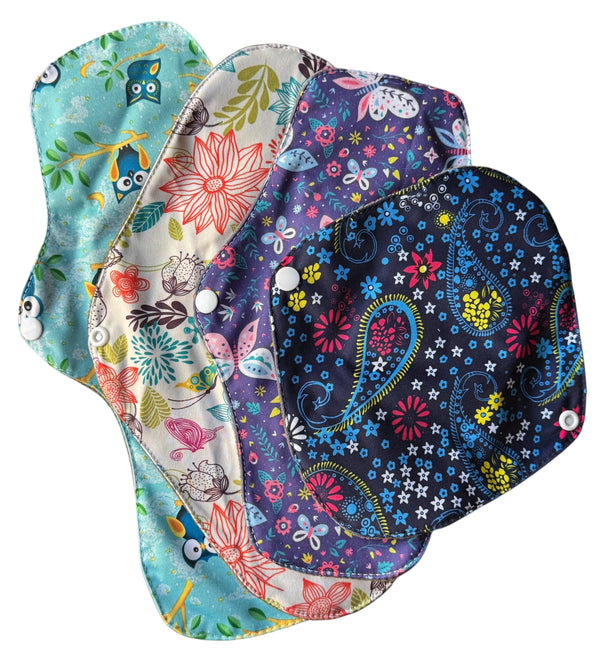 Reusable cloth menstrual pads