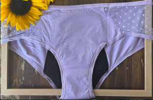 Lace side period underwear